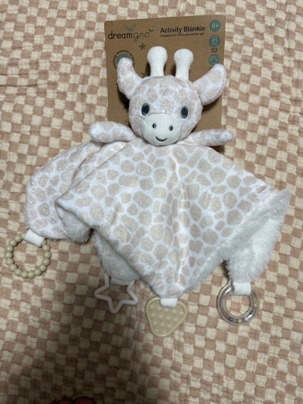 Giraffe Activity Blanket